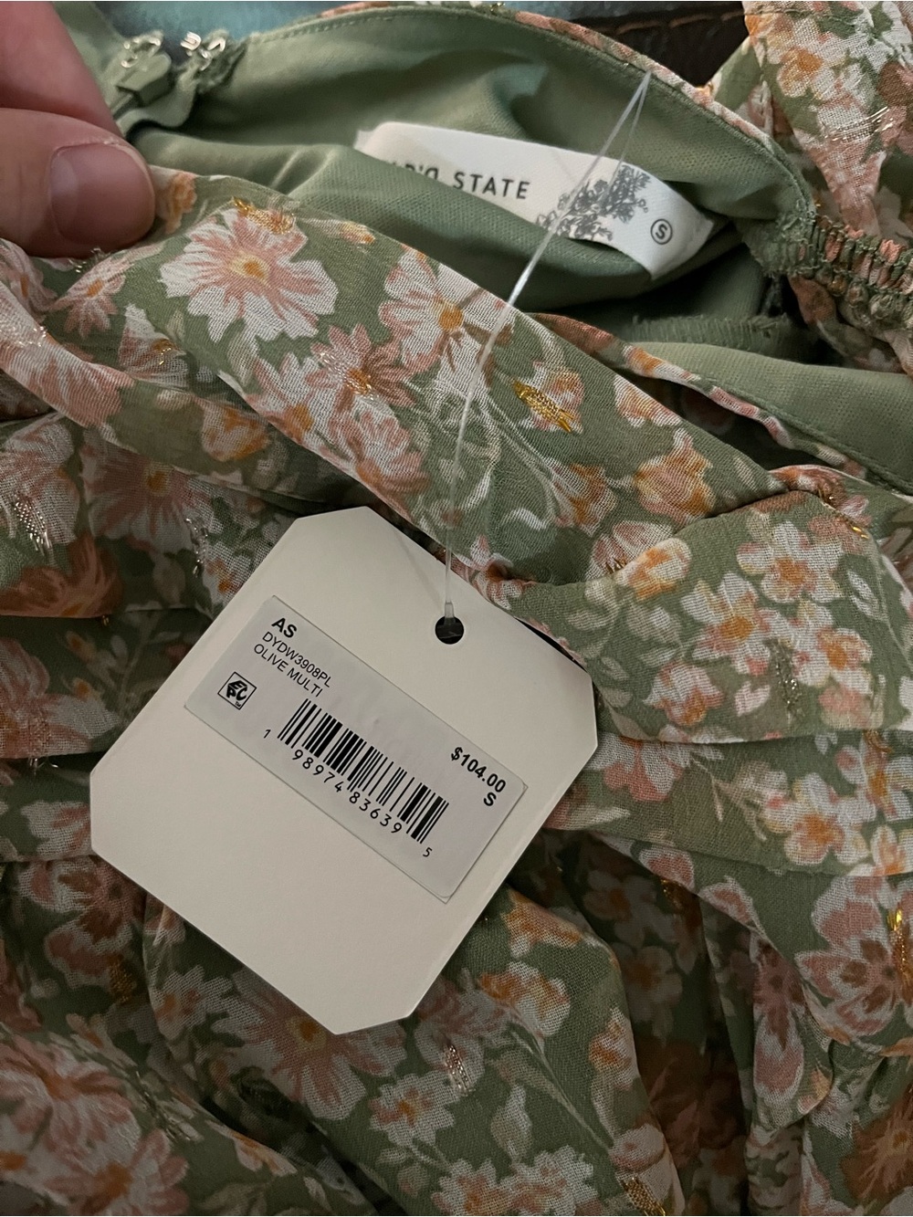 NEW Altar’d State Green Floral Maxi Dress Size Small, Med & Large Available NWT - Picture 8 of 8